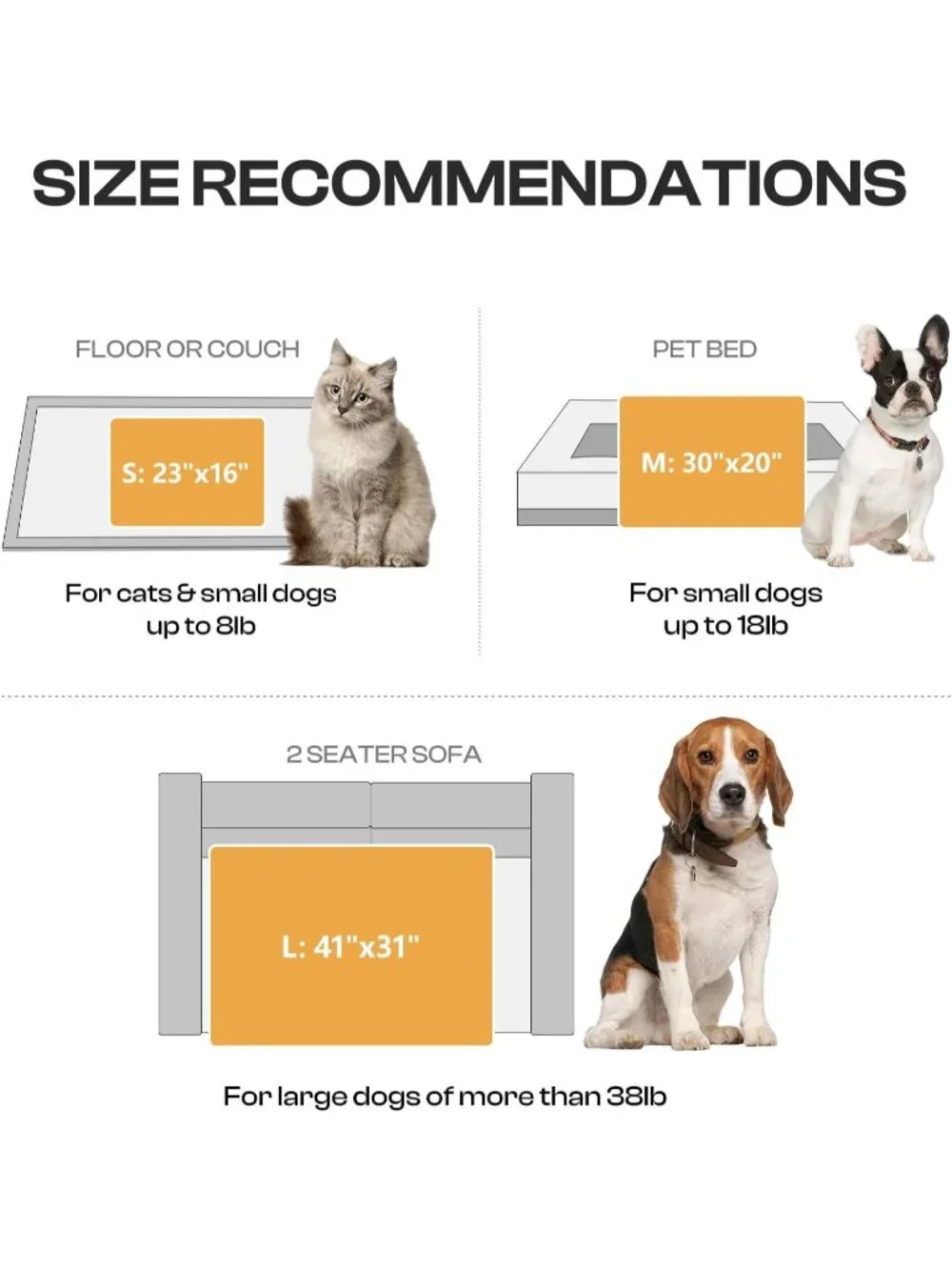 New 3 Pack Blankets Super Soft Fluffy Premium Pet Blankets for Dog Puppy Cats